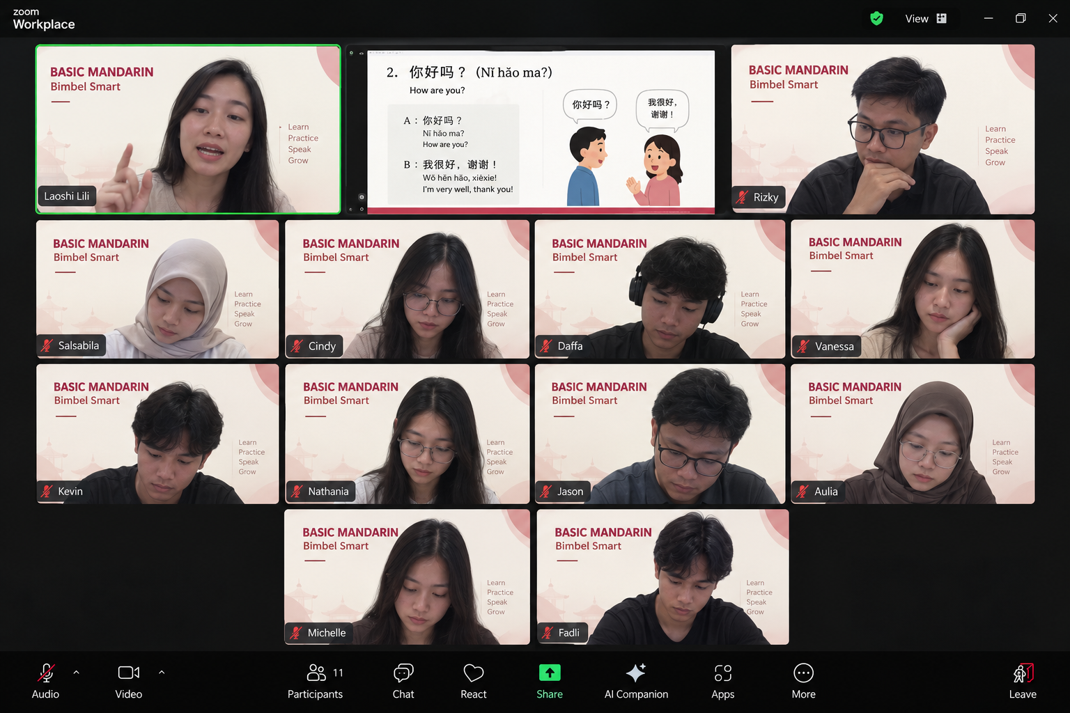 Bahasa Mandarin